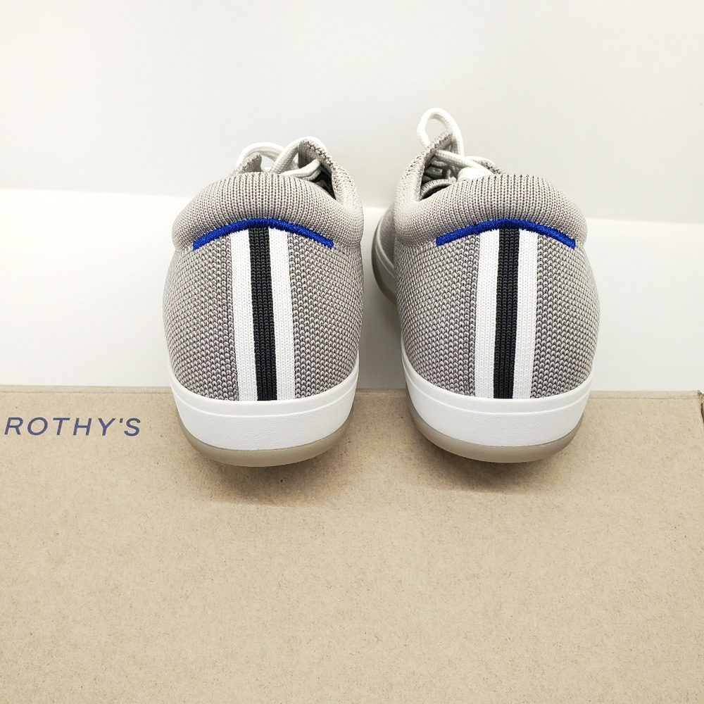Rothy’s THE LACE UP SNEAKER Storm Gray Grey Women’s Size 8.5 NEW in Box - Picture 3 of 8